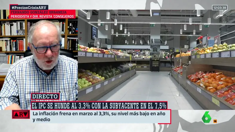 Fernando González Urbaneja analiza los datos del IPC: "Tenemos un problema de inflación"