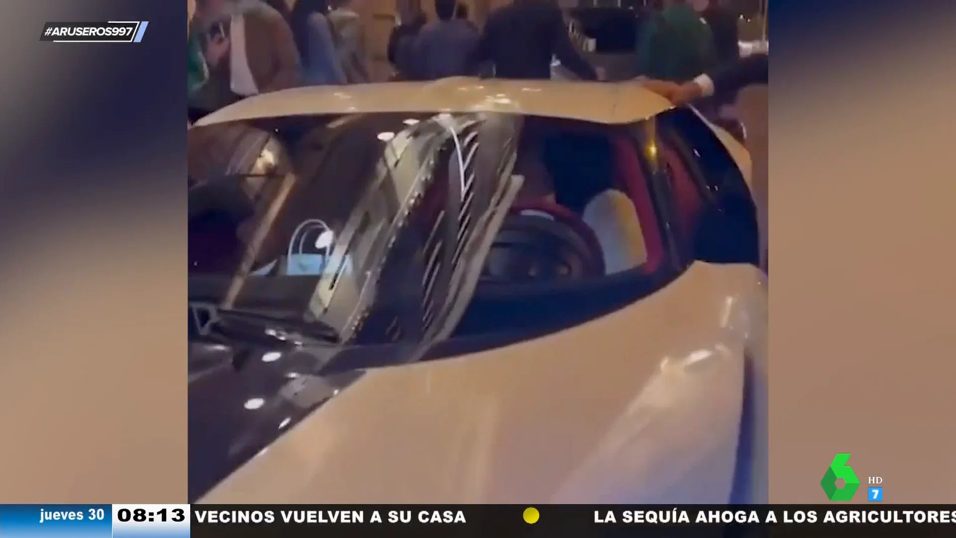 Cristiano Ronaldo aparece por sorpresa en Madrid con cochazo: así es su Bugatti Centodieci