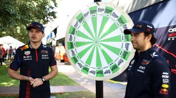 Max Verstappen y Sergio Pérez