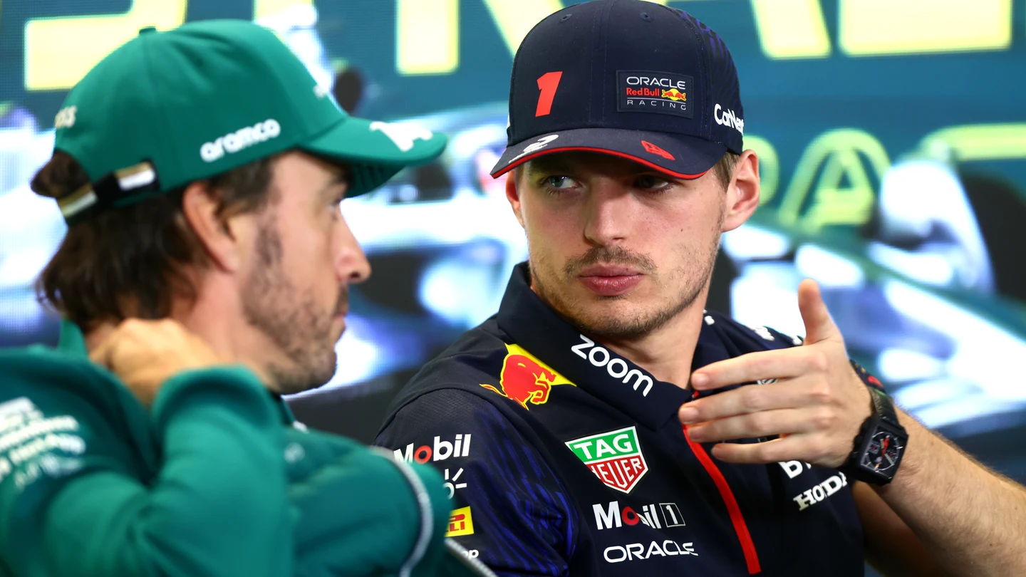 Fernando Alonso y Max Verstappen Fernando Alonso y Max Verstappen