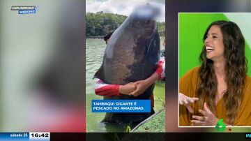Aruseros: Pescan un especular pez gigante en el Amazonas