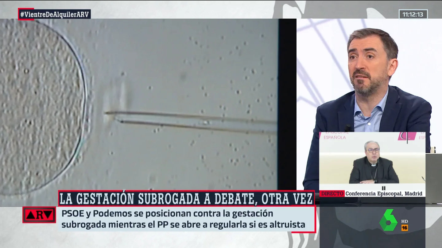 Ignacio Escolar, tajante sobre los vientres de alquiler: "El límite está en la explotación" Ignacio Escolar, tajante sobre los vientres de alquiler: "El límite está en la explotación"