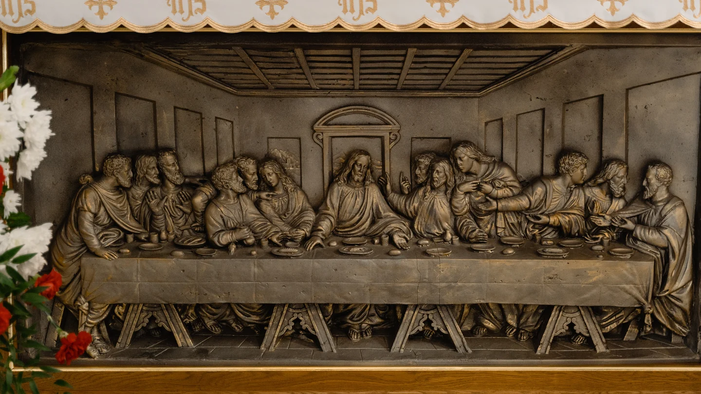 Un cuadro de la Última Cena, lo que se conmemora el Jueves Santo Un cuadro de la Última Cena, lo que se conmemora el Jueves Santo