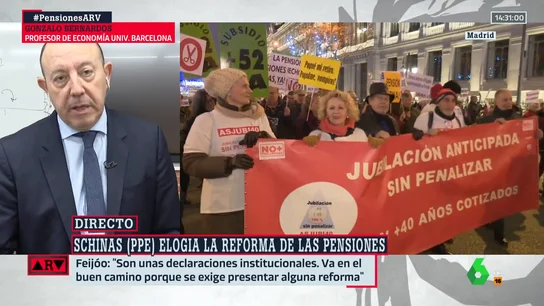 Gonzalo Bernardos, tajante sobre la reforma de pensiones: " Durará menos que un helado en la puerta de un colegio" Gonzalo Bernardos, tajante sobre la reforma de pensiones: " Durará menos que un helado en la puerta de un colegio"
