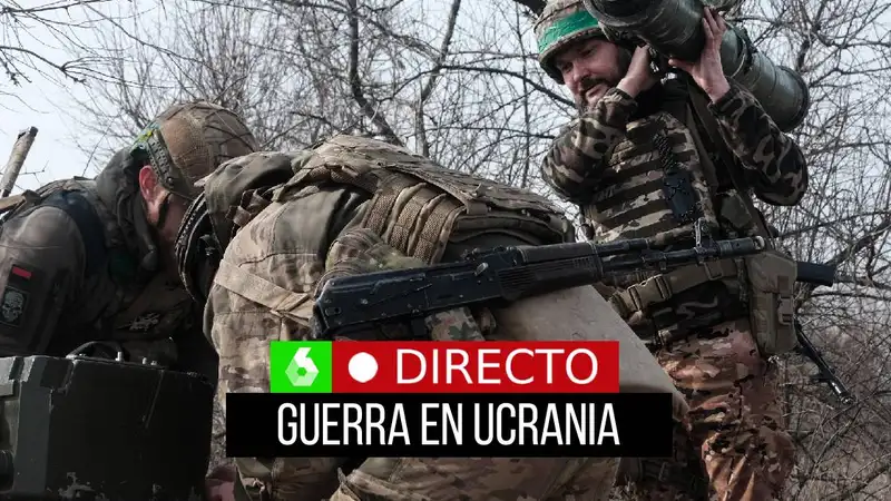 Guerra Rusia Ucrania, en directo: Frente de guerra en Bajmut (Ucrania).