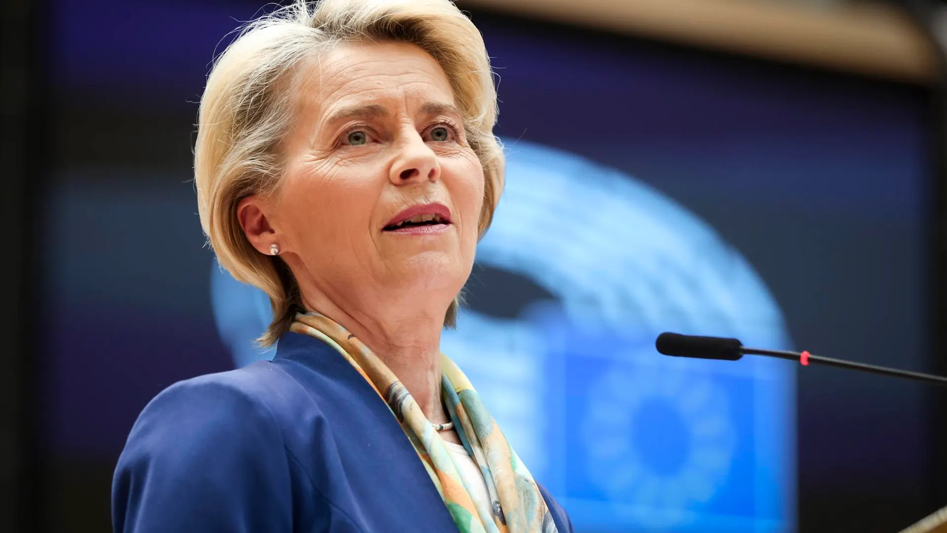 La presidenta de la Comisión Europea, Ursula von der Leyen.