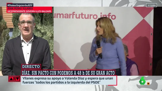 Yllanes, vicepresidente de Baleares, pide a Podemos no poner "condiciones" a Díaz: "A posteriori, dialoguemos" Yllanes, vicepresidente de Baleares, pide a Podemos no poner "condiciones" a Díaz: "A posteriori, dialoguemos"