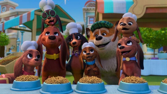 'Pretzel y sus cachorros'