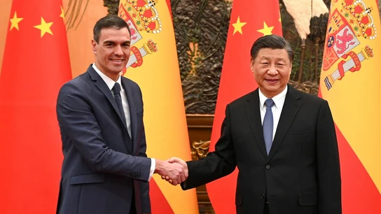 Pedro Sánchez junto a Xi Jinping Pedro Sánchez junto a Xi Jinping
