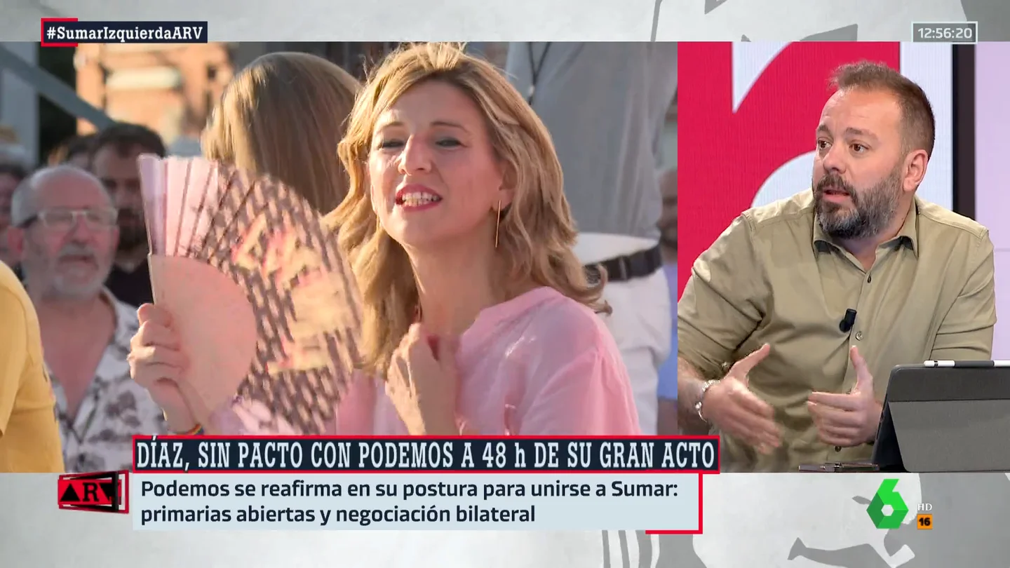 Antonio Maestre apunta la "paradoja" de Podemos sobre Yolanda Díaz: "No irán a la presentación de la candidata de Iglesias" Antonio Maestre apunta la "paradoja" de Podemos sobre Yolanda Díaz: "No irán a la presentación de la candidata de Iglesias"