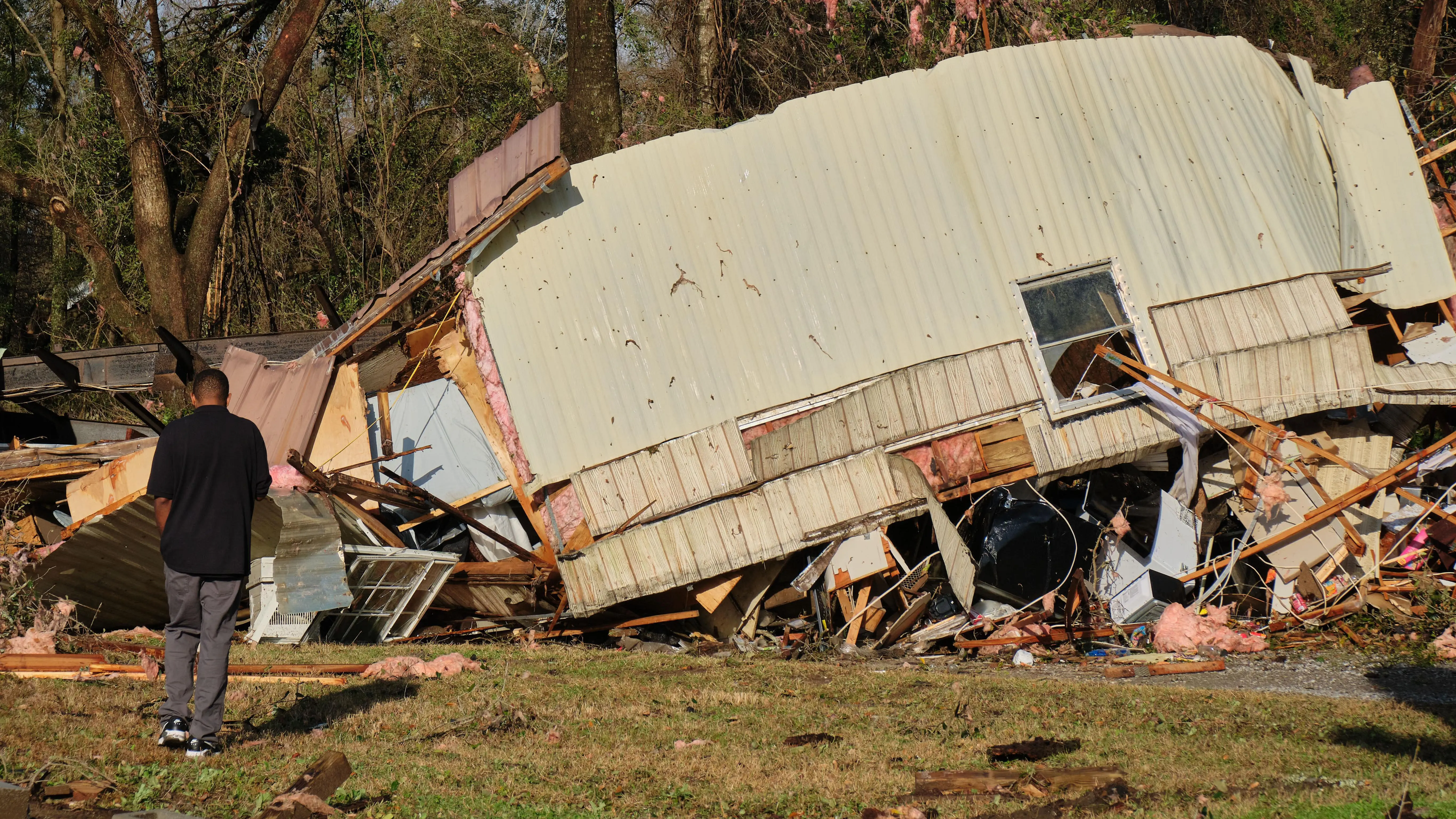 Imagen de archivo del paso de un terremoto en Louisiana, EEUU