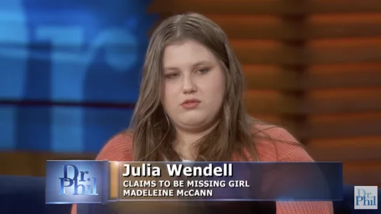 Imagen de Julia Faustyna durante su entrevista en 'Dr. Phil', uno de los programas de Estados Unidos a los que ha acudido Julia Faustyna revela una prueba crucial que apunta directamente a su familia en Polonia