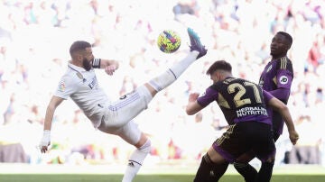 El golazo de Benzema ante el Valladolid