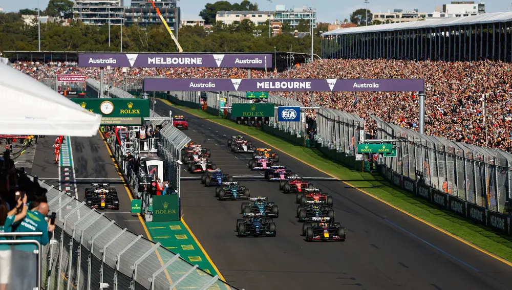 La primera de las salidas del GP de Australia
