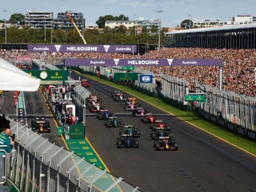 La primera de las salidas del GP de Australia