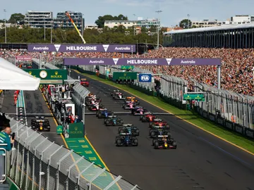 La primera de las salidas del GP de Australia La primera de las salidas del GP de Australia
