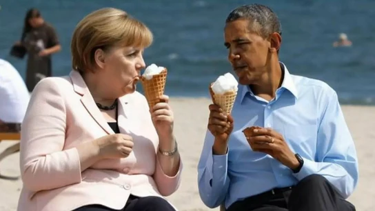 Ni Merkel compartió helado con Obama, ni Putin y Trump chocaron puños: expertos alertan sobre las imágenes falsas creadas con inteligencia artificial Ni Merkel compartió helado con Obama, ni Putin y Trump chocaron puños: expertos alertan sobre las imágenes falsas creadas con inteligencia artificial
