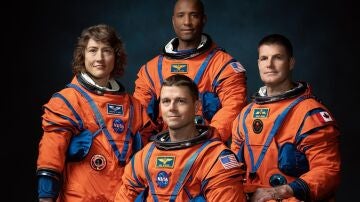 Los miembros de la tripulación de la misión Artemis II