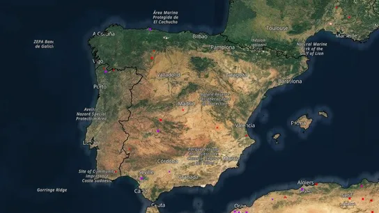 El mapa de los incendios activos en España, en tiempo real, y su evolución El mapa de los incendios activos en España, en tiempo real, y su evolución