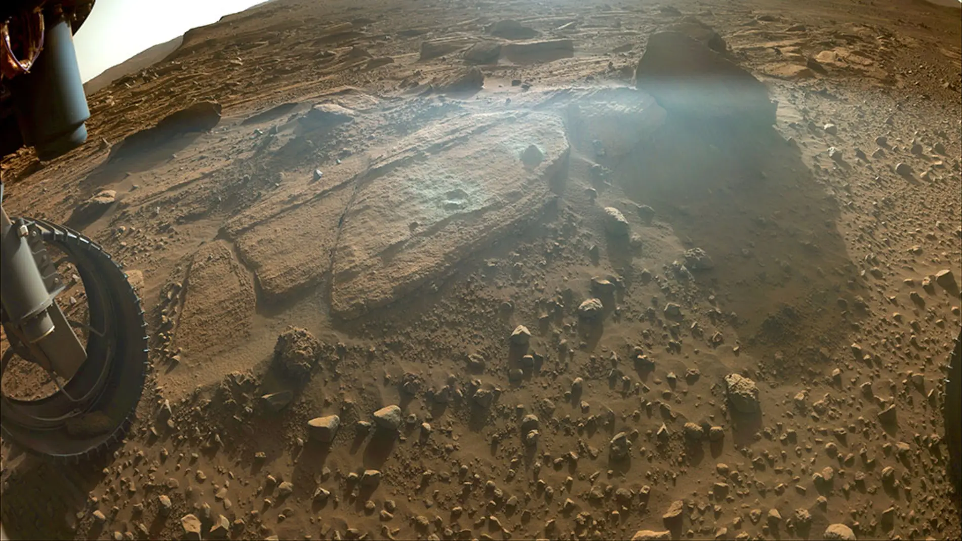 Primera muestra de un río en Marte