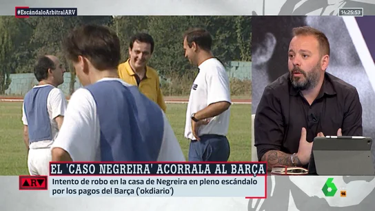 Antonio Maestre, sobre el 'caso Negreira': "¿Están los clubes de la Liga dispuestos a que se sancione al Barcelona?" Antonio Maestre, sobre el 'caso Negreira': "¿Están los clubes de la Liga dispuestos a que se sancione al Barcelona?"