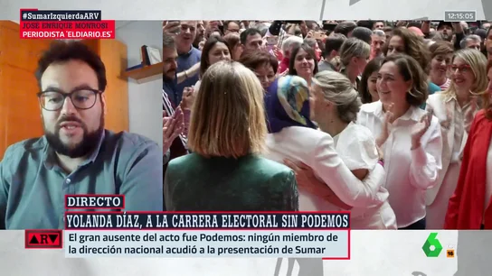 Monrosi asegura que el acto de Sumar dejó constancia de su "ruptura" con Podemos: "Fue el fin del paripé" Monrosi asegura que el acto de Sumar dejó constancia de su "ruptura" con Podemos: "Fue el fin del paripé"