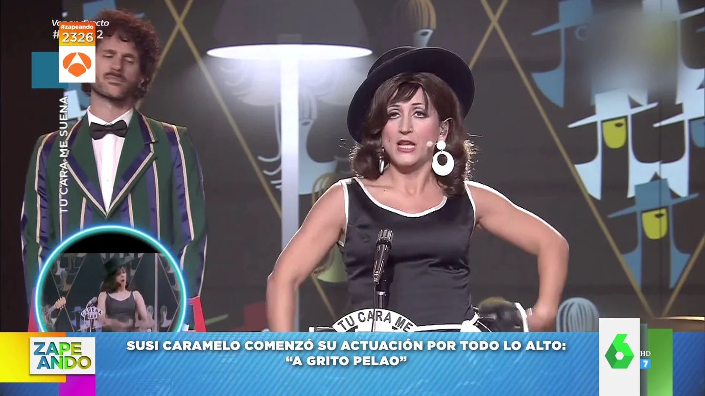 Valeria Ros e Iñaki Urrutia critican la imitación de Susi Caramelo a Concha Velasco en Tu cara me suena Valeria Ros e Iñaki Urrutia critican la imitación de Susi Caramelo a Concha Velasco en Tu cara me suena