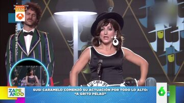 Valeria Ros e Iñaki Urrutia critican la imitación de Susi Caramelo a Concha Velasco en Tu cara me suena