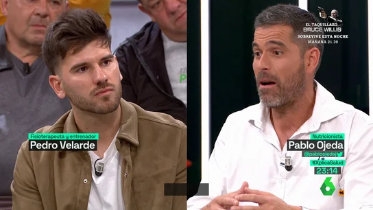 Pablo Ojeda debate con un entrenador sobre el peso ideal: "Es en el que estando sano, te encuentres bien" Pablo Ojeda debate con un entrenador sobre el peso ideal: "Es en el que estando sano, te encuentres bien"