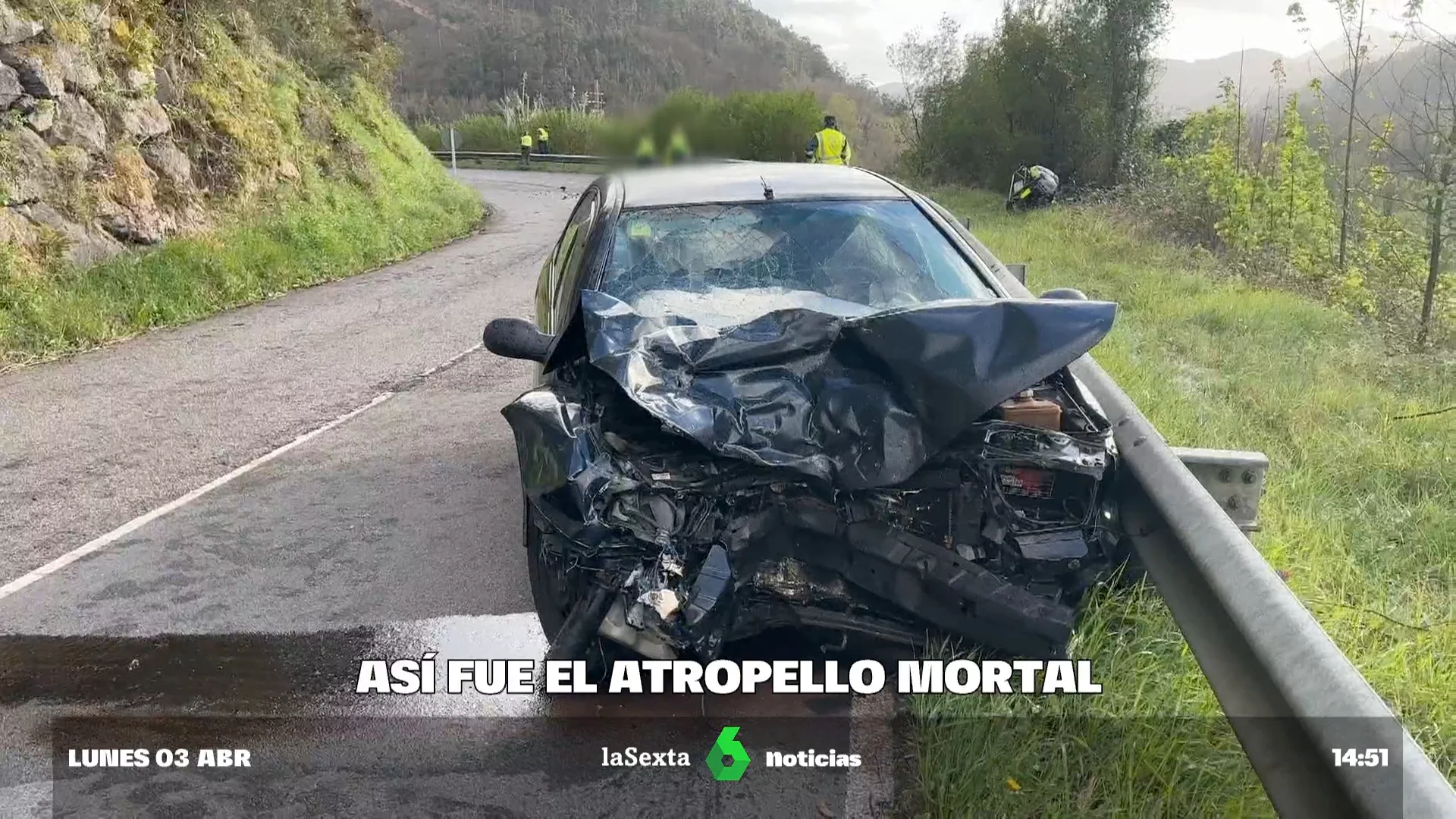 así fue el atropello