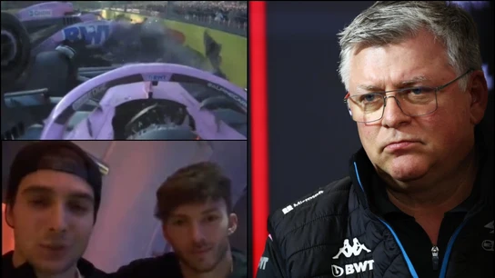 Accidente entre Gasly y Ocon Vídeo publicado por Alpine con ambos pilotos Jefe de Alpine Accidente entre Gasly y Ocon Vídeo publicado por Alpine con ambos pilotos Jefe de Alpine