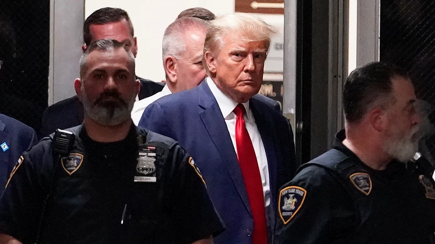 Donald Trump, a su llegada al juzgado de Nueva York donde se ha declarado "no culpable" Donald Trump, a su llegada al juzgado de Nueva York donde se ha declarado "no culpable"