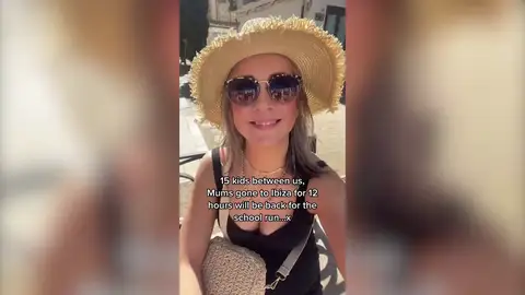 Un grupo de madres se hacen virales al viajar a Ibiza para unas vacaciones de 12 horas y llegar a tiempo para el colegio de sus hijos Un grupo de madres se hacen virales al viajar a Ibiza para unas vacaciones de 12 horas y llegar a tiempo para el colegio de sus hijos