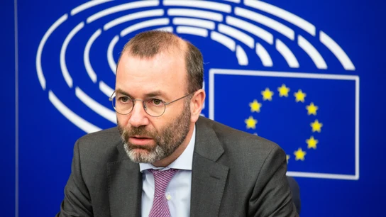 El presidente del Partido Popular Europeo, el alemán Manfred Weber. El presidente del Partido Popular Europeo, el alemán Manfred Weber.