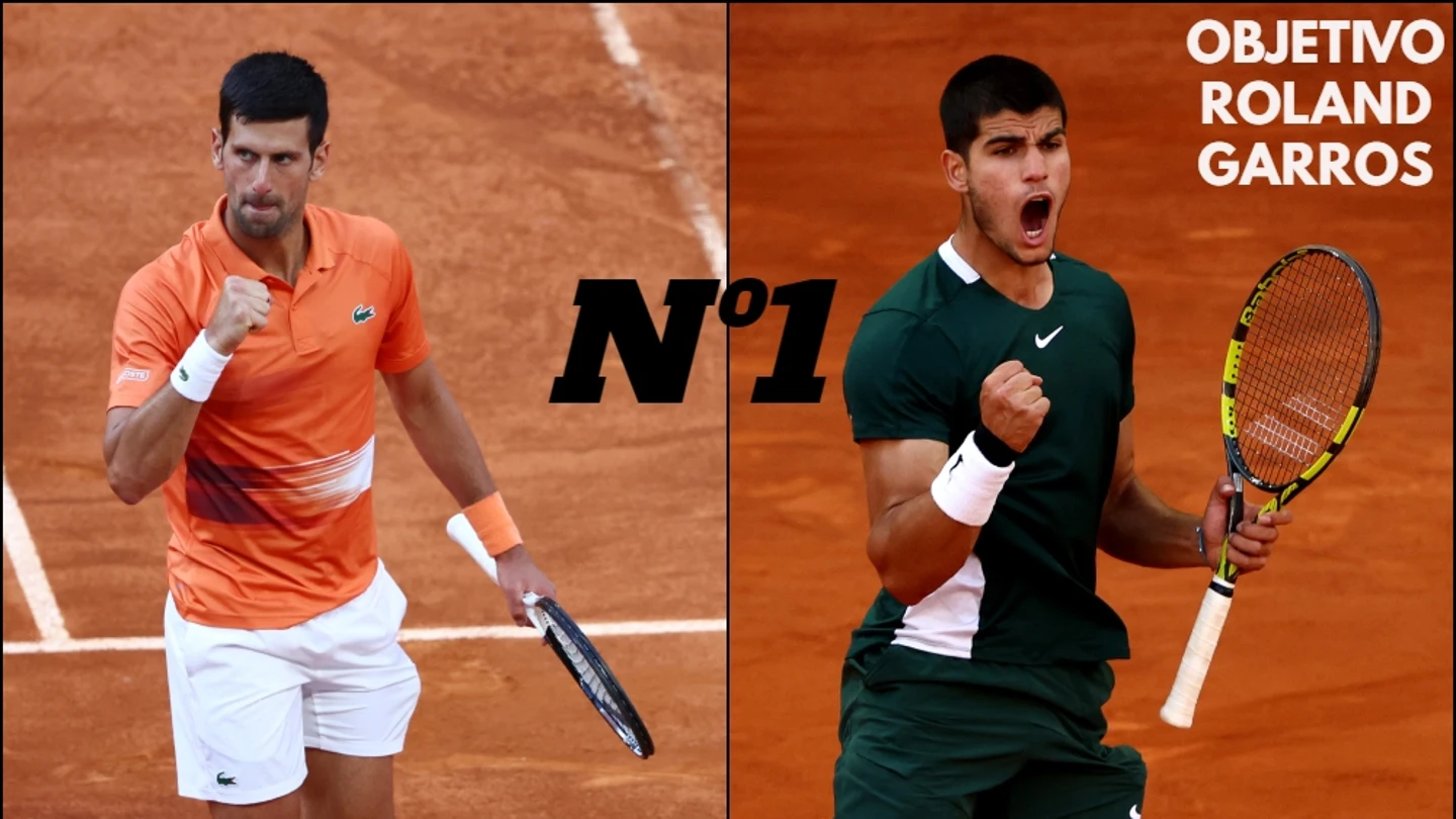 Novak Djokovic y Carlos Alcaraz Novak Djokovic y Carlos Alcaraz