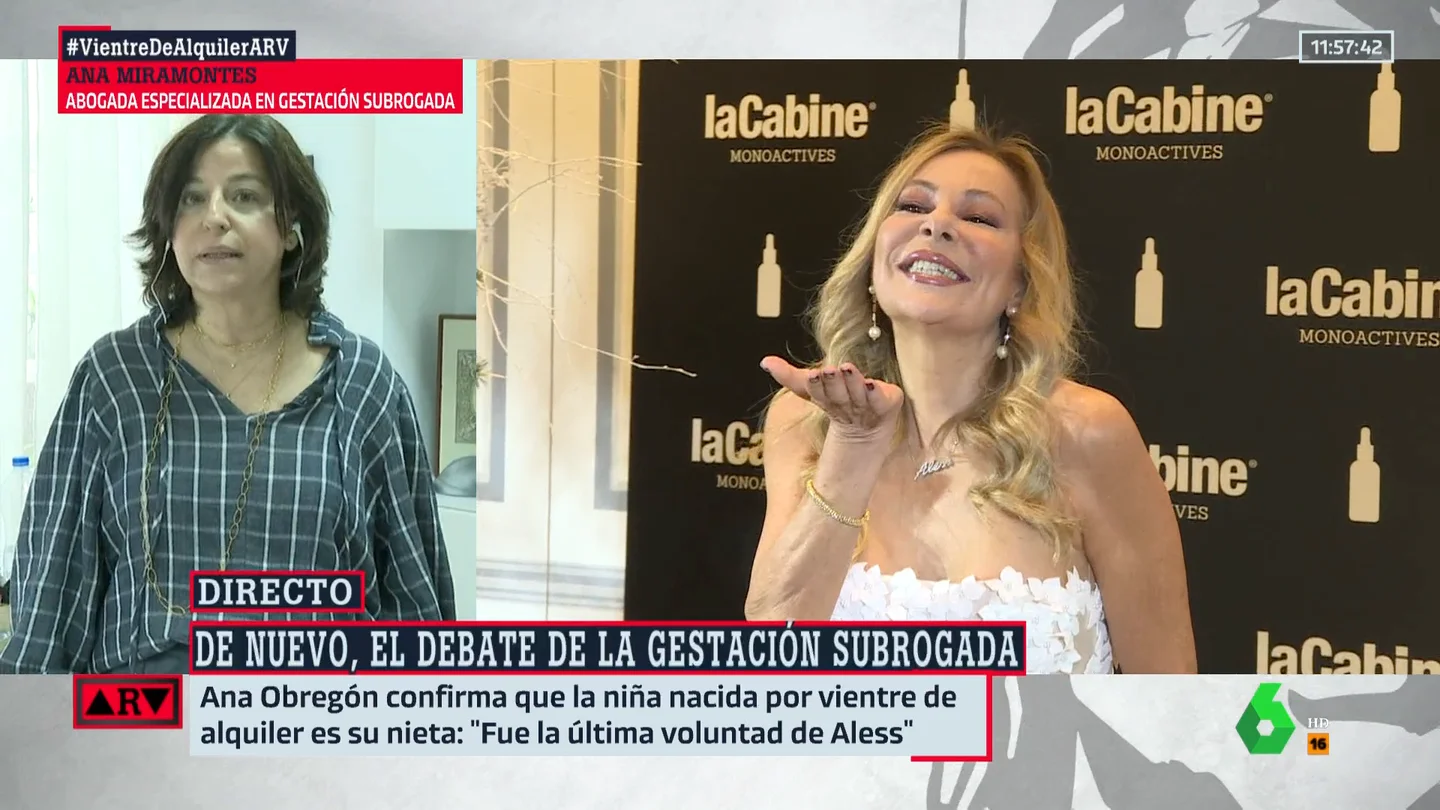Una abogada especializada en vientres de alquiler explica por qué la revelación de que Ana Obregón es abuela podría suponer problemas Una abogada especializada en vientres de alquiler explica por qué la revelación de que Ana Obregón es abuela podría suponer problemas