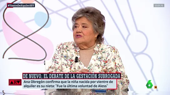 Cristina Almeida advierte sobre el debate de los vientres de alquiler: "No nos dejemos impresionar por Ana Obregón" Cristina Almeida advierte sobre el debate de los vientres de alquiler: "No nos dejemos impresionar por Ana Obregón"