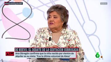 Cristina Almeida advierte sobre el debate de los vientres de alquiler: "No nos dejemos impresionar por Ana Obregón"