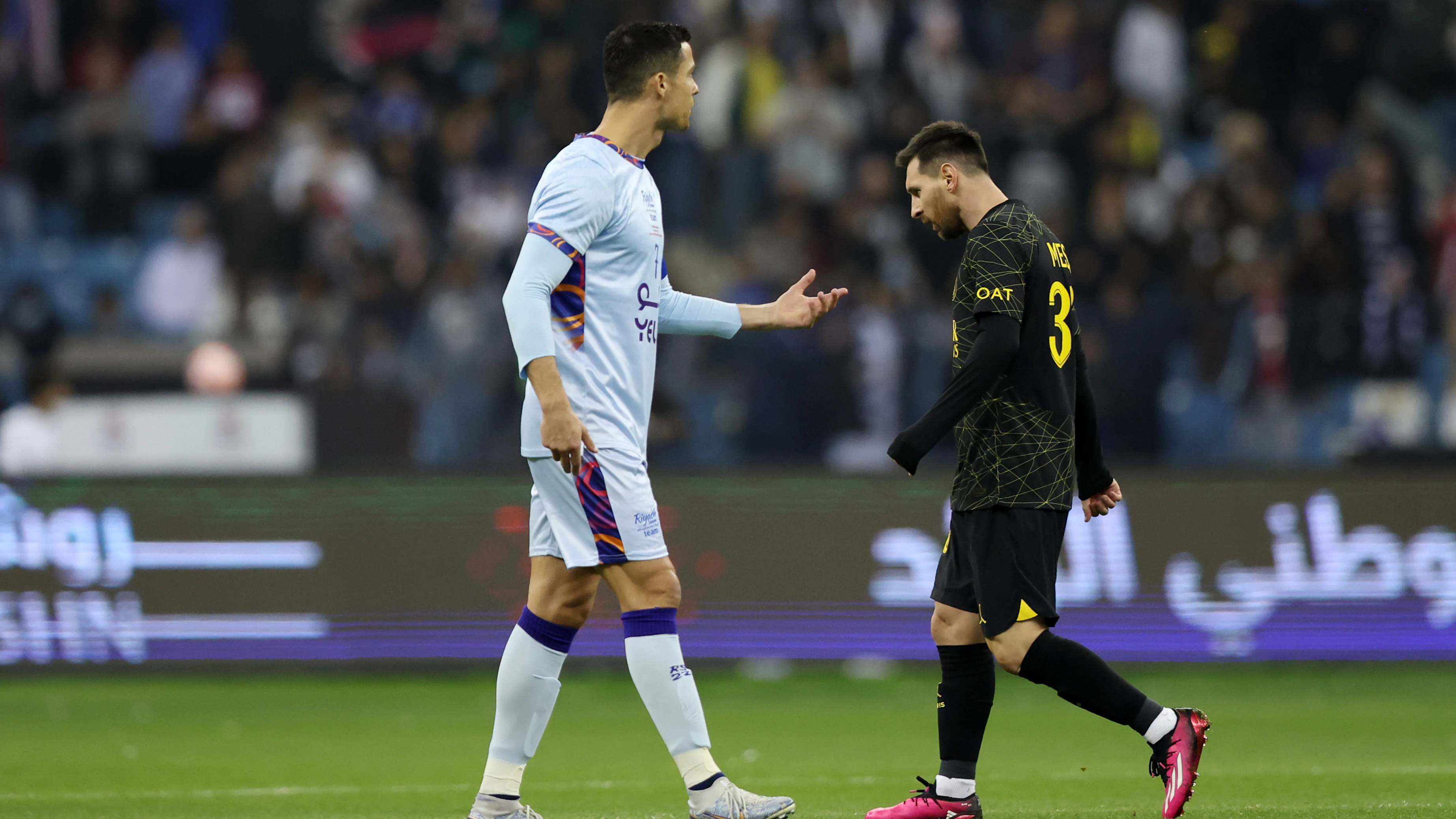 Cristiano Ronaldo y Messi en Arabia