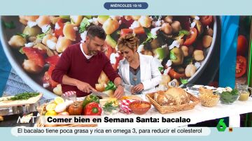 MVT Ensalada de garbanzos y bacalao: la sencilla y nutritiva receta de Pablo Ojeda para Semana Santa