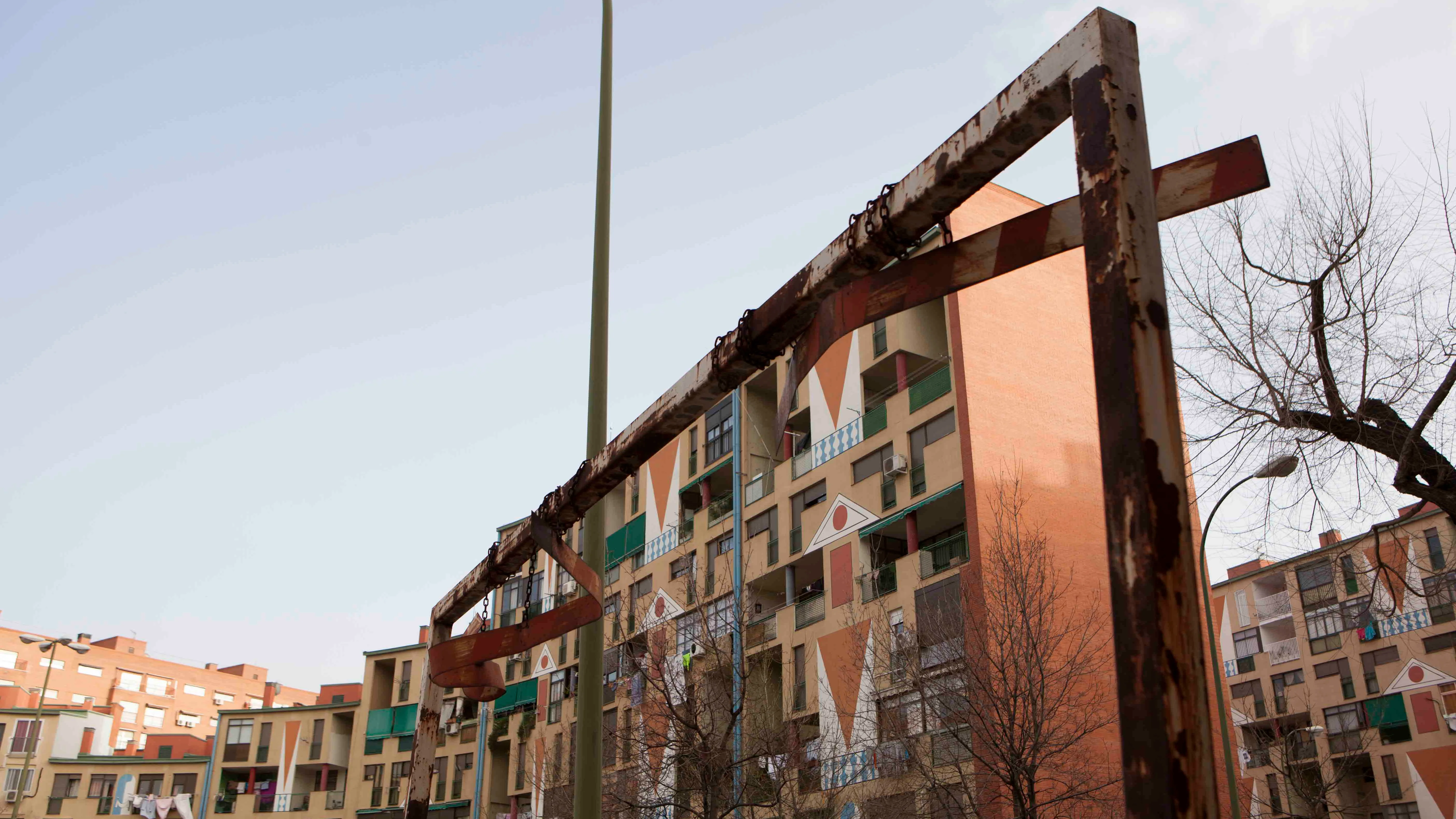 Viviendas sociales conocidas como El Ruedo, en Madrid