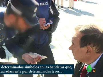 La sorprendente respuesta de un policía a un grupo de franquistas el 20N