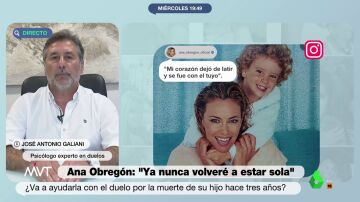 El análisis psicológico de un experto en duelos sobre la maternidad de Ana Obregón: "Restituye una función que perdió con la muerte de su hijo"
