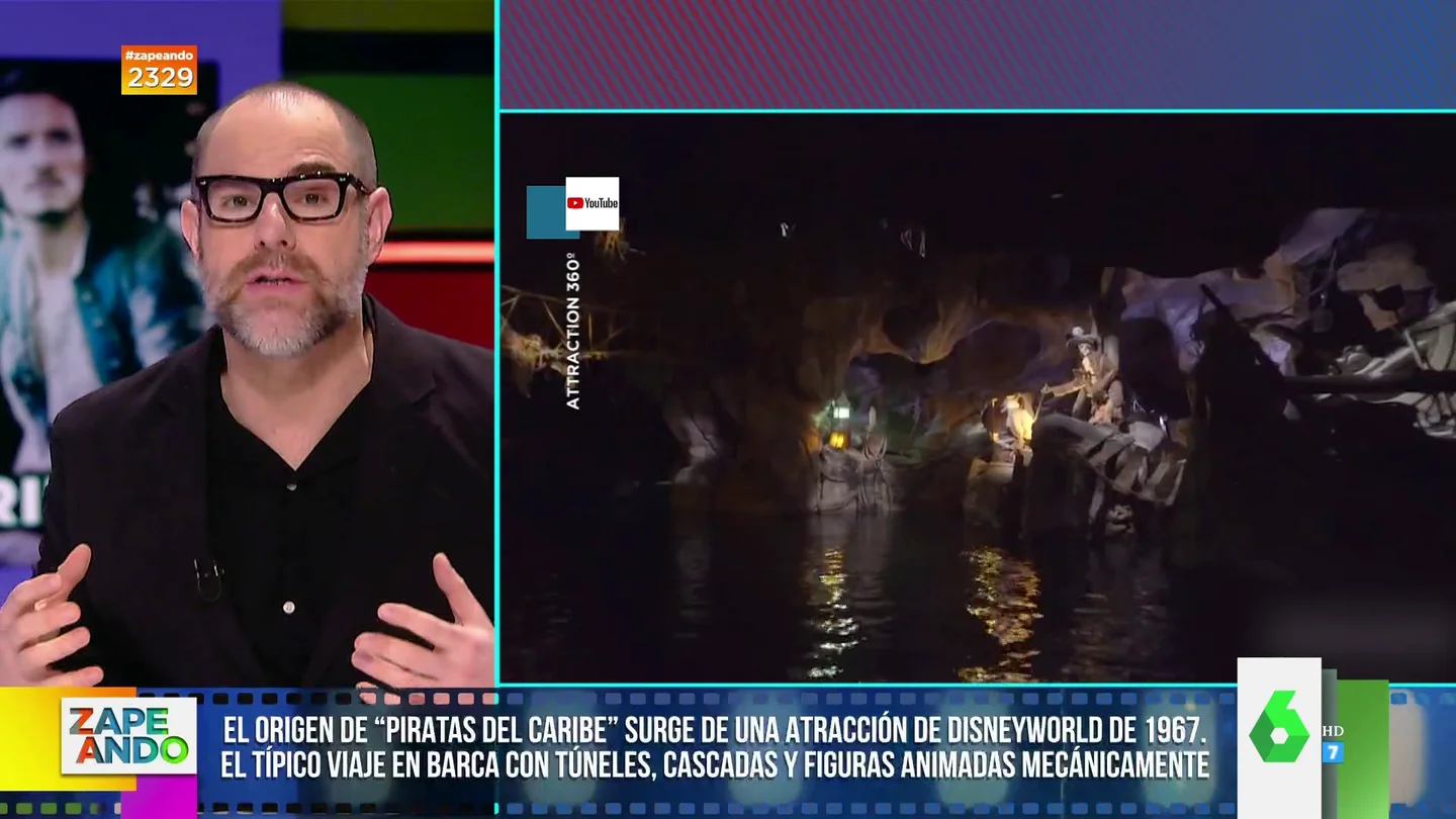 Alberto Rey explica el origen de 'Piratas del caribe' y en qué se inspiraron Alberto Rey explica el origen de 'Piratas del caribe' y en qué se inspiraron