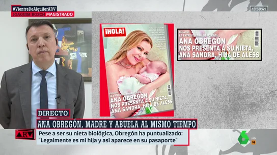 ¿Es un problema la exclusiva para Ana Obregón? "Ser la abuela dificulta la aplicación de la ley española" ¿Es un problema la exclusiva para Ana Obregón? "Ser la abuela dificulta la aplicación de la ley española"