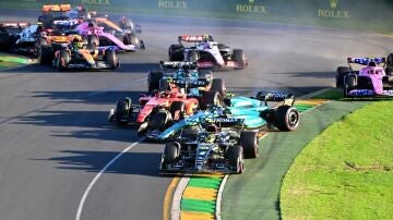 La caótica resalida del GP de Australia