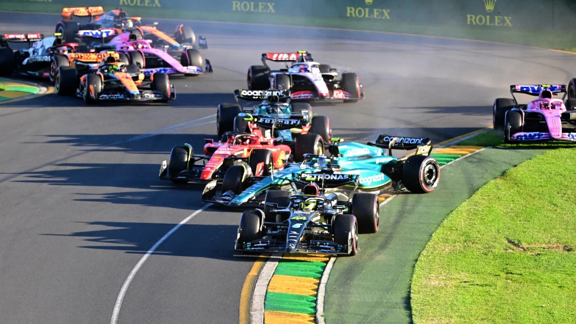 La caótica resalida del GP de Australia