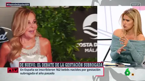 Afra Blanco, tajante contra los vientres de alquiler: "Cometemos un error si lo abordamos desde los motivos de Ana Obregón"