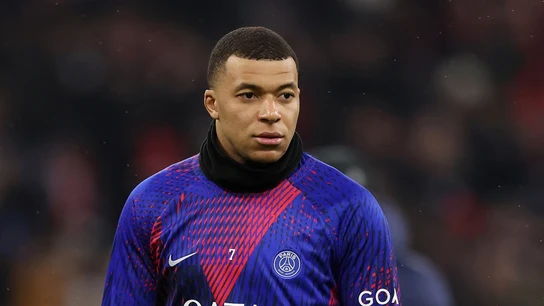Mbappé, con el PSG Mbappé, con el PSG