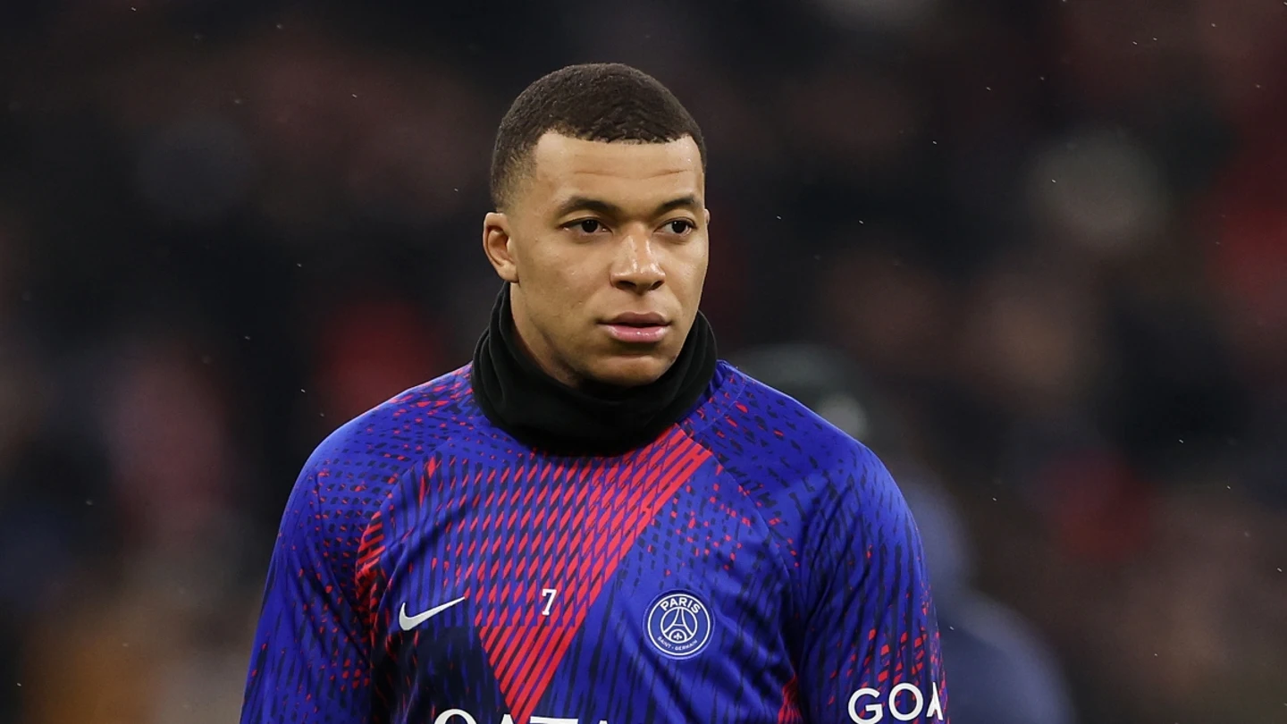 Mbappé, con el PSG Mbappé, con el PSG